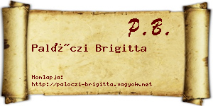 Palóczi Brigitta névjegykártya