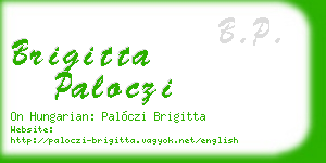 brigitta paloczi business card